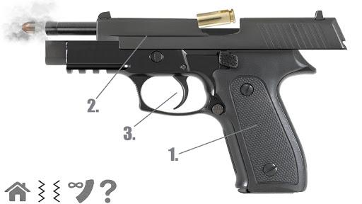 Pistol simulator - Gameplay image of android game