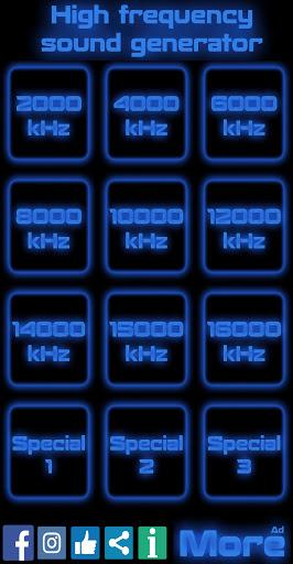 High frequency sound simulator - Gameplay image of android game