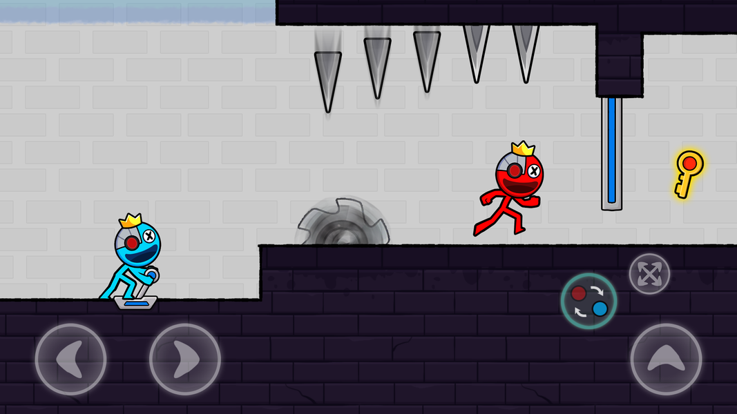 Red Blue Stick: Rainbow Master - عکس بازی موبایلی اندروید