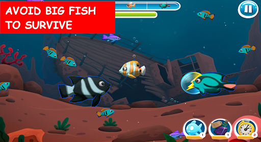 Hungry Ocean: Fish Feed & Grow - Image screenshot of android app