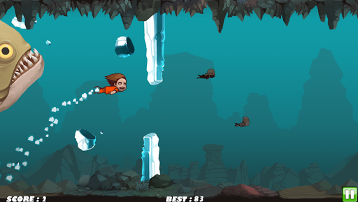 Under The Sea:Swim - Gameplay image of android game