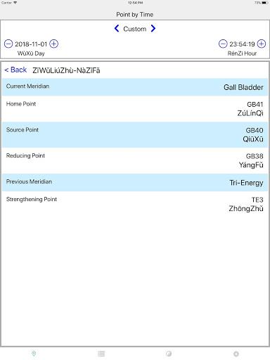 Chrono-Acupuncture - Image screenshot of android app