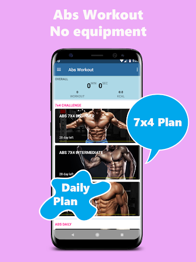 Six Pack Abs Workout- No equipment Home Workout - Image screenshot of android app