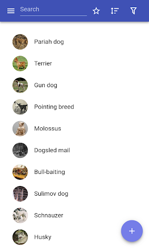 Dog breeds - عکس برنامه موبایلی اندروید