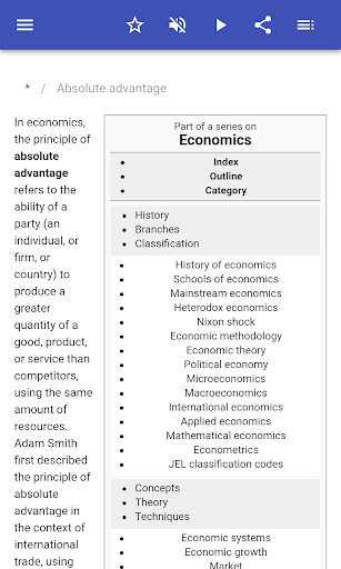 Economic terms - عکس برنامه موبایلی اندروید