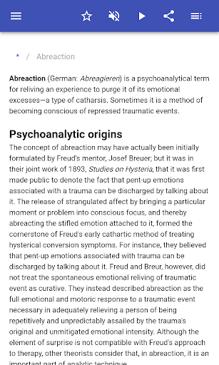 Psychological concepts - Image screenshot of android app