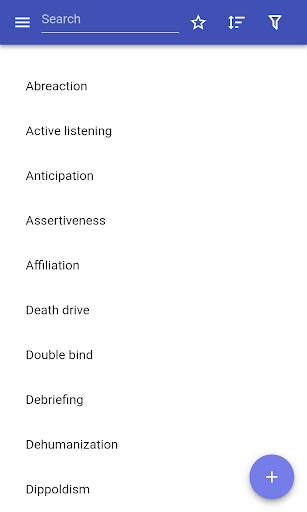 Psychological concepts - Image screenshot of android app