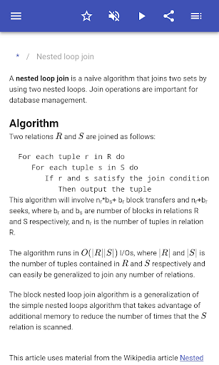 Algorithms - Image screenshot of android app