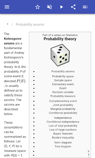 Probability theory - عکس برنامه موبایلی اندروید