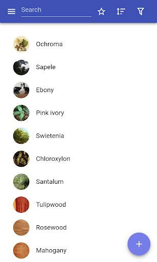 Wood species - Image screenshot of android app