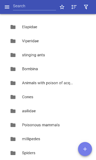 Venomous animals - عکس برنامه موبایلی اندروید
