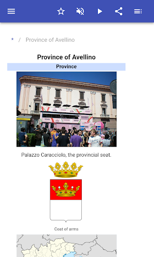 Provinces of Italy - Image screenshot of android app