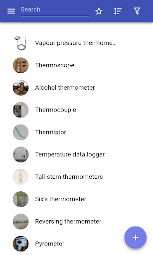 Laboratory equipment - Image screenshot of android app
