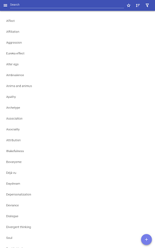 Psychological terms - Image screenshot of android app