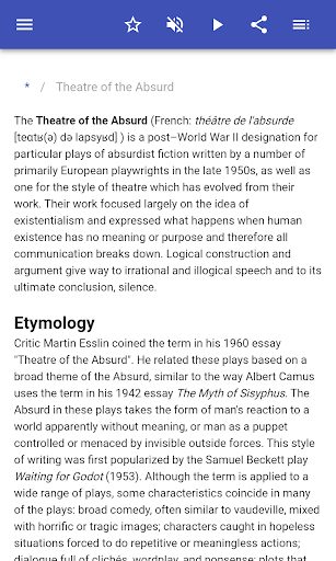 Literary terms - Image screenshot of android app