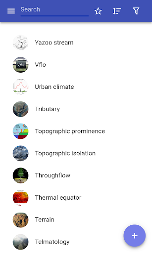 Physical geography - Image screenshot of android app