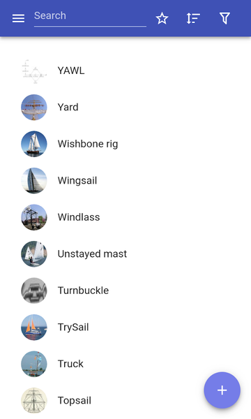 Sail and rigging - Image screenshot of android app
