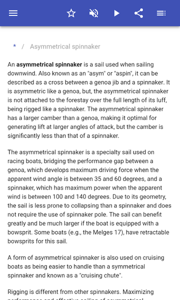 Sail and rigging - Image screenshot of android app