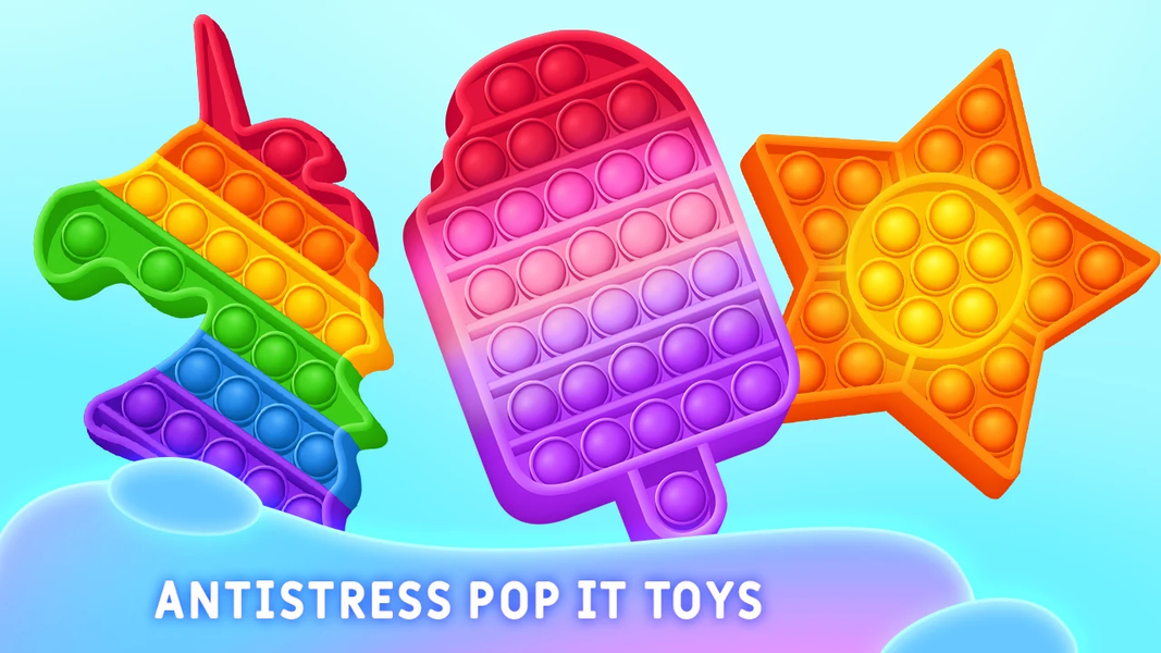 Pop It Antistress Fidget Games - عکس برنامه موبایلی اندروید