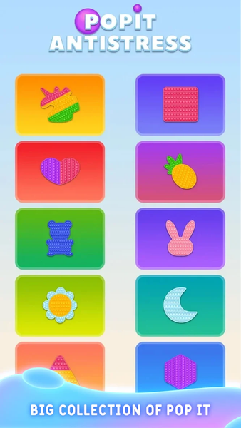 Pop It Antistress Fidget Games - Image screenshot of android app
