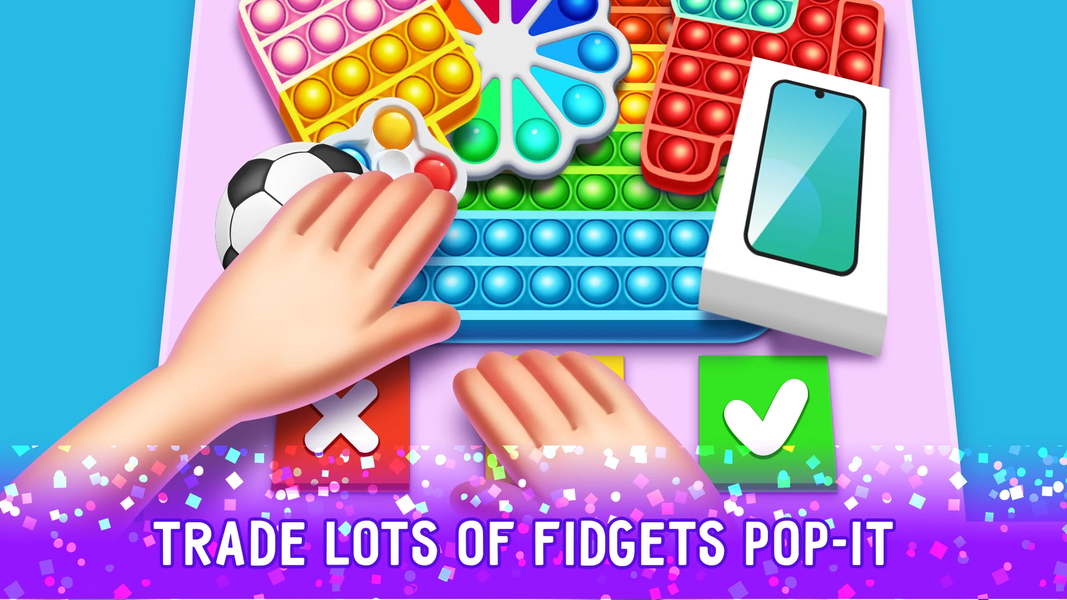 Fidget Trading 3D Pop It Toys - عکس برنامه موبایلی اندروید