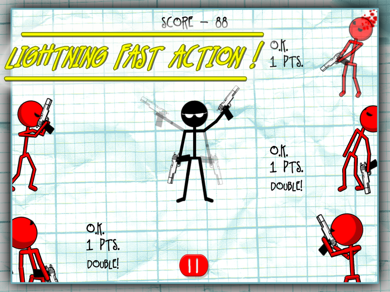 Gun Fu: Stickman Edition - Gameplay image of android game