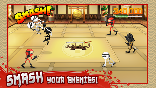 Stickninja Smash - Gameplay image of android game