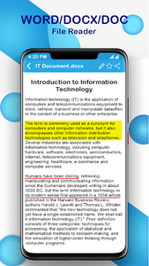All Document Reader: PDF, DOC - عکس برنامه موبایلی اندروید