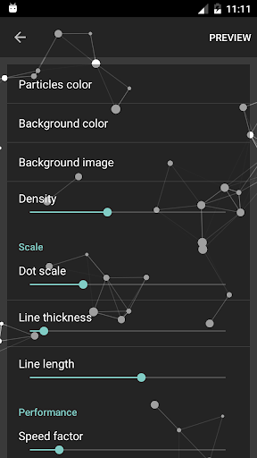 Particle Constellations Live W - Image screenshot of android app