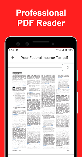 File Reader - PDF, Word, ZIP - Image screenshot of android app