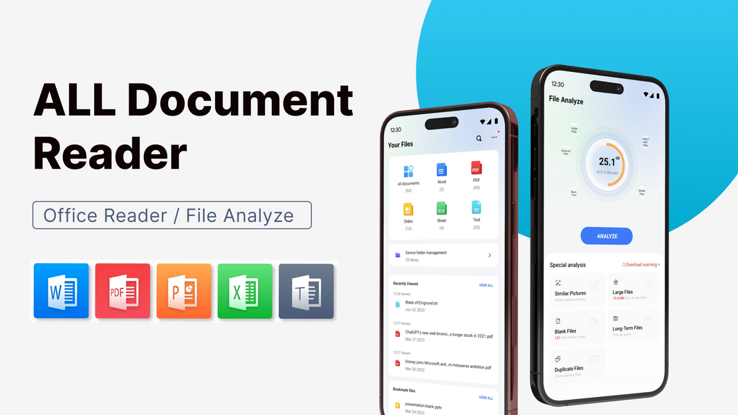 All Document Reader & Analyze - عکس برنامه موبایلی اندروید