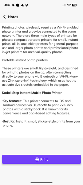 Smart Print For HP Printers - عکس برنامه موبایلی اندروید
