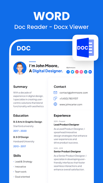 All Document Reader - View PDF - عکس برنامه موبایلی اندروید