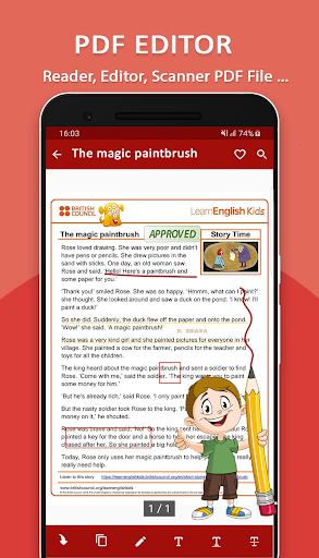 PDF reader for Android: PDF viewer 2021 - Image screenshot of android app