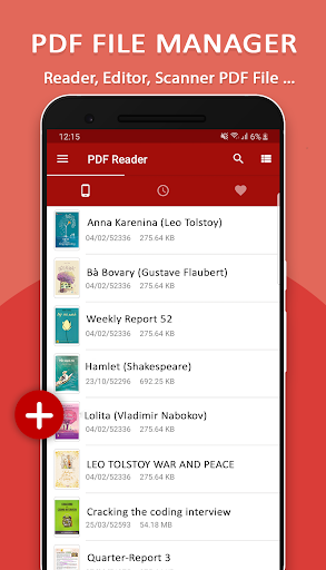 PDF reader for Android: PDF viewer 2021 - Image screenshot of android app