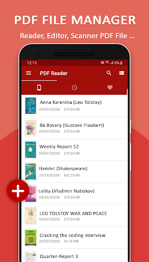 PDF reader for Android: PDF viewer 2021 - عکس برنامه موبایلی اندروید