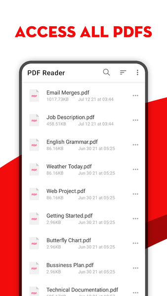 PDF Viewer - PDF Reader - عکس برنامه موبایلی اندروید