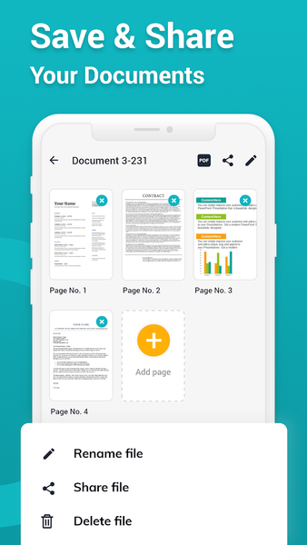 PDF Scanner- Document Scan - عکس برنامه موبایلی اندروید
