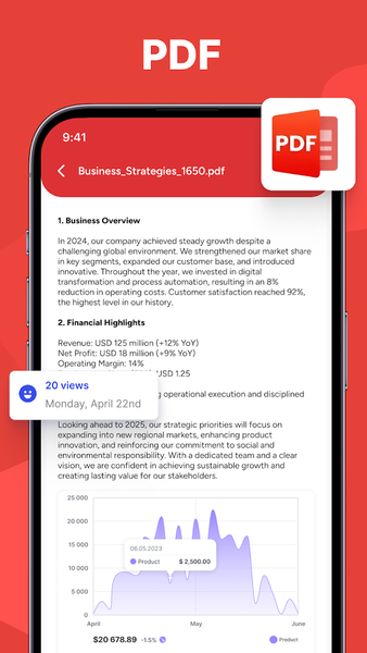 Document Reader - PDF Viewer - Image screenshot of android app