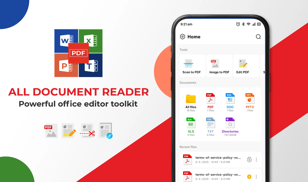 All Document Reader - PDF, DOC - Image screenshot of android app