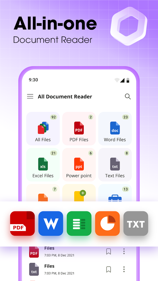 دانلود برنامه Document Reader & Viewer اندروید | بازار