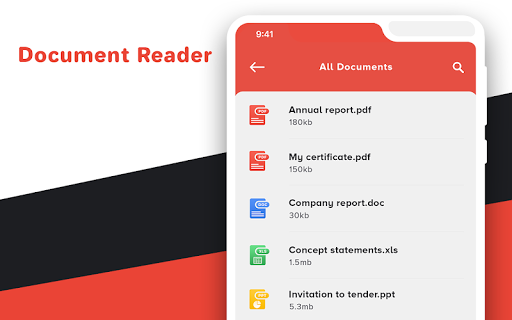 Document Reader - Word, PDF, XLXS, PPT, Txt Files - Image screenshot of android app