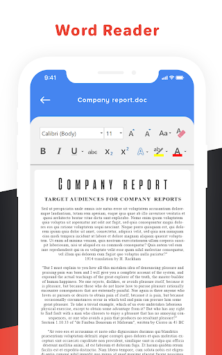 Document Reader - Word, PDF, XLXS, PPT, Txt Files - Image screenshot of android app