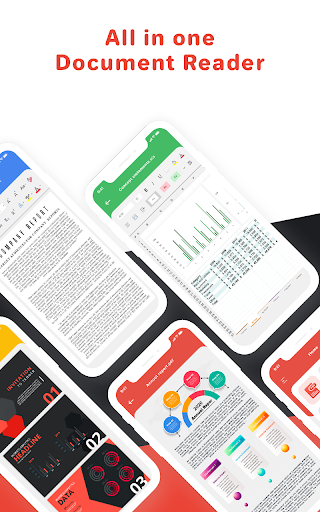 Document Reader - Word, PDF, XLXS, PPT, Txt Files - عکس برنامه موبایلی اندروید