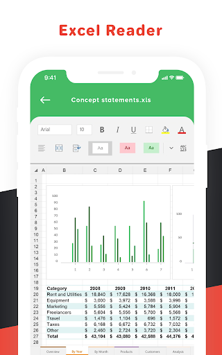 Document Reader - Word, PDF, XLXS, PPT, Txt Files - Image screenshot of android app