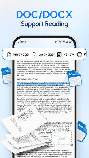 Document Viewer - Edit PDF - عکس برنامه موبایلی اندروید