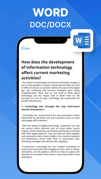 Document Reader and Viewer OS - Image screenshot of android app