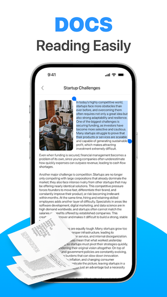 PDF Reader - Document Editor - عکس برنامه موبایلی اندروید