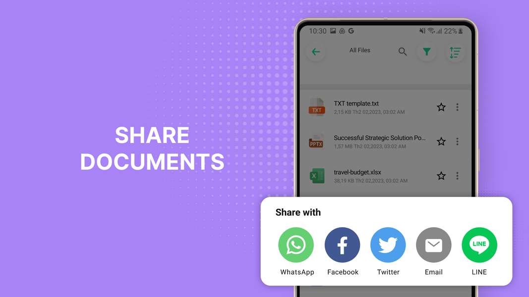 All-in-one Document Reader - عکس برنامه موبایلی اندروید