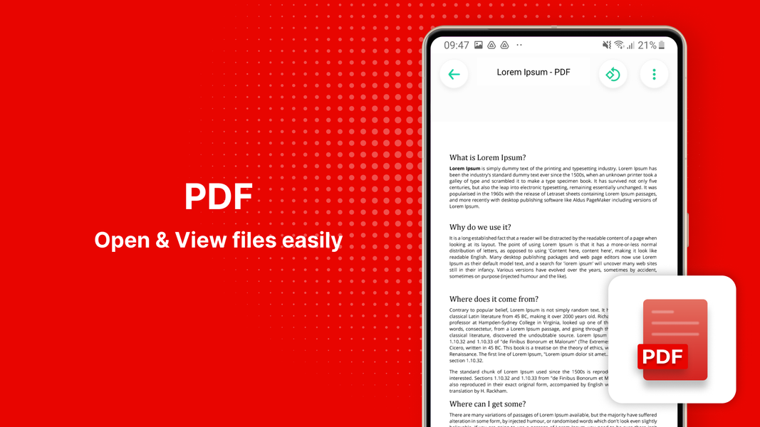 All-in-one Document Reader - عکس برنامه موبایلی اندروید